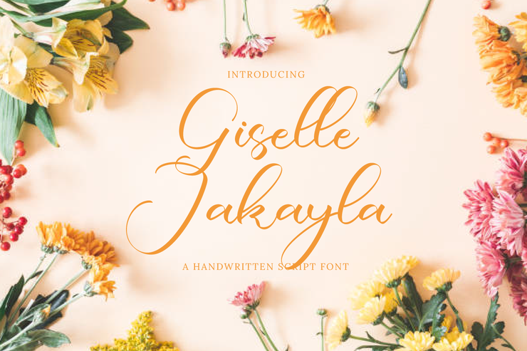 Giselle Jakayla字体 3