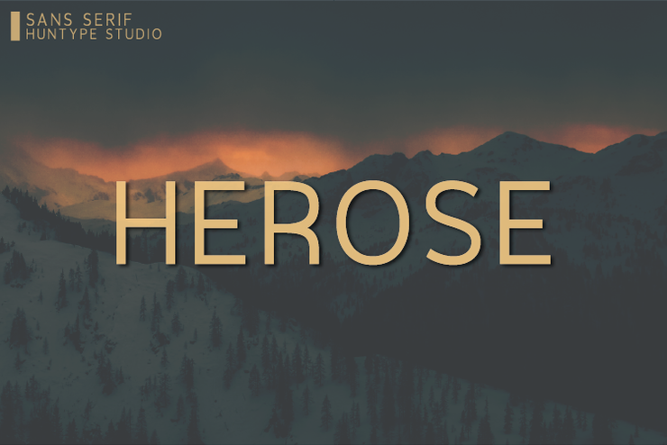 Herose字体 1