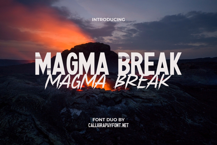 Magma Break字体 1