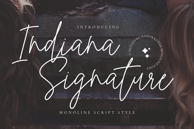 Indiana Signature字体 5