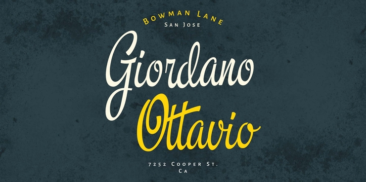 Masteria Script字体 1