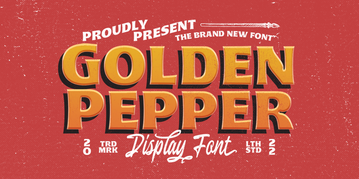 Golden Pepper字体 2