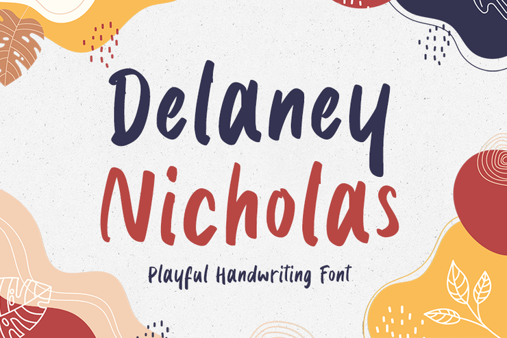 Delaney Nicholas字体 1