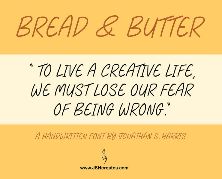 Bread & Butter字体 1
