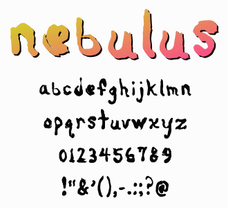 Nebulus字体 1