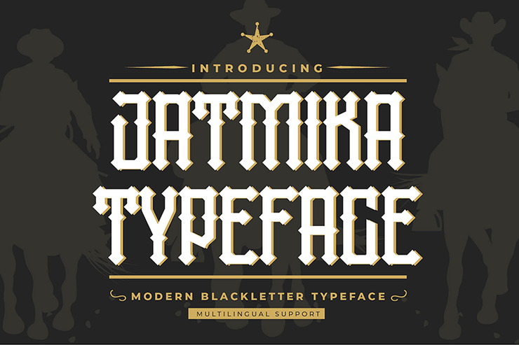 jatmika typeface字体 1