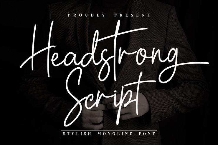 Headstrong字体 8