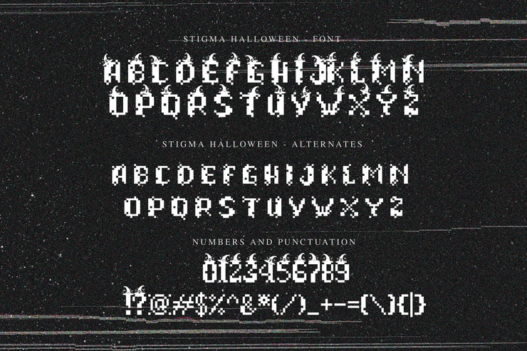 STIGMA HALLOWEEN字体 4