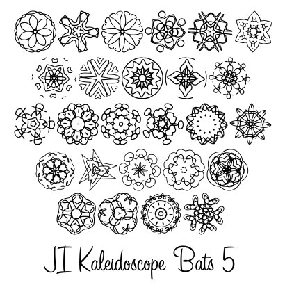 JI Kaleidoscope Bats 5字体 1