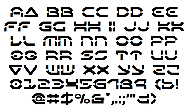 Oberon Deux字体 1