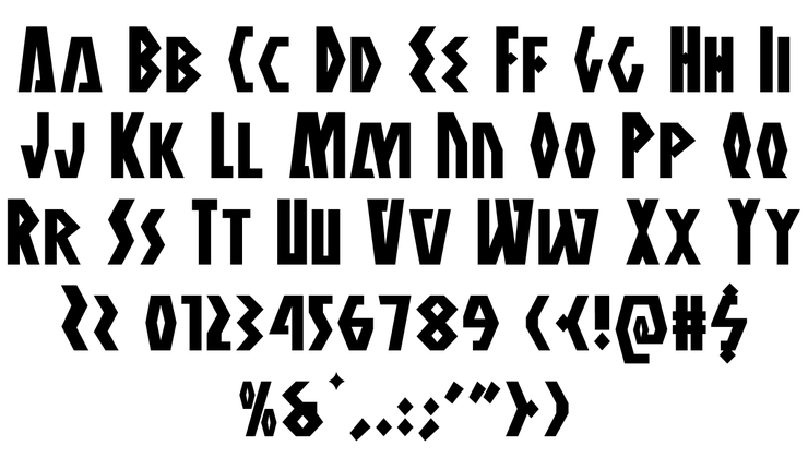 Antikythera字体 3