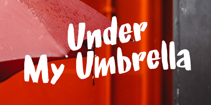 Under My Umbrella DEMO字体 1