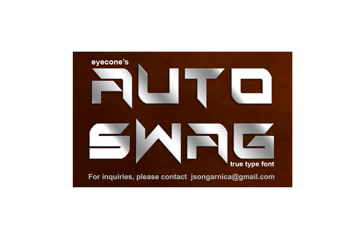 Auto Swag字体 2