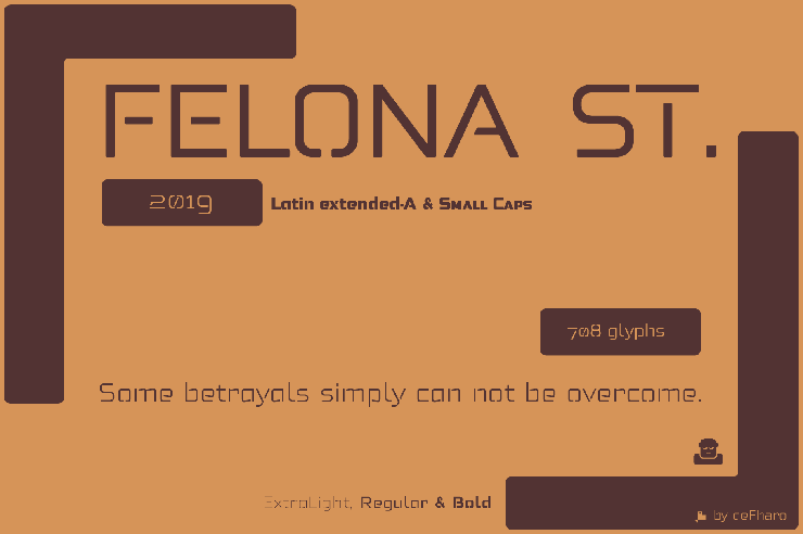 Felona st.字体 5