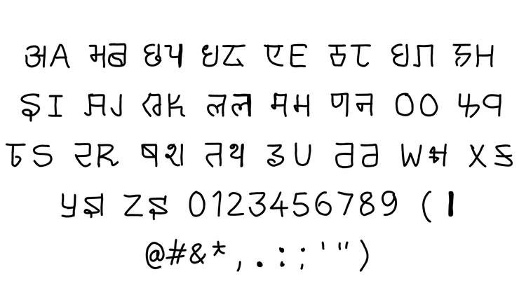 cyrillic hinglish字体 1