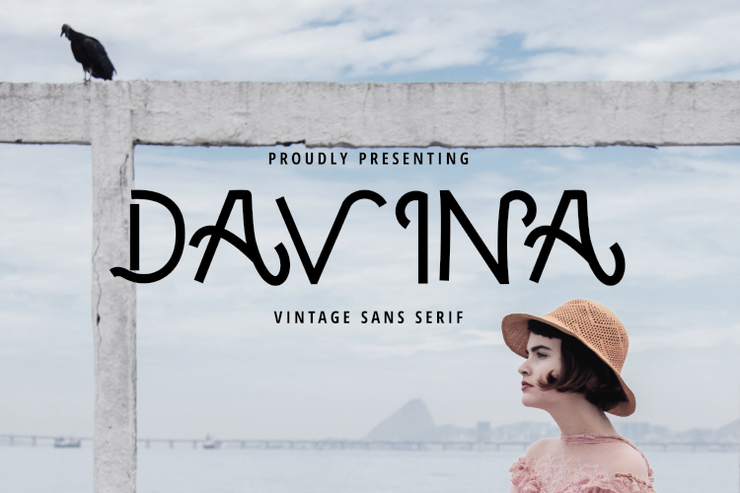 Davina Vintage字体 1