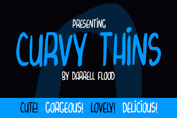 Curvy Thins字体 1