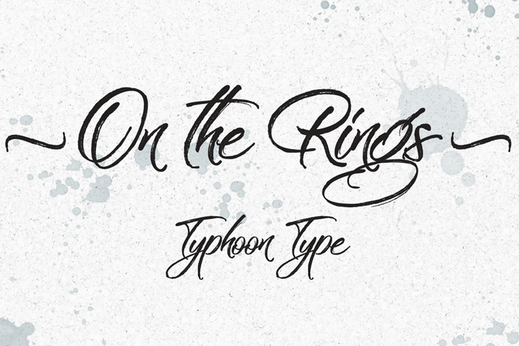 On the Rings字体 1