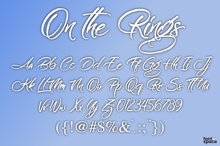 On the Rings字体 2