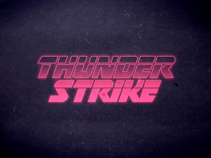 Thunderstrike字体 4