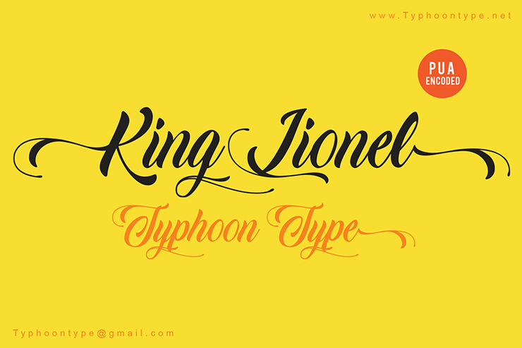 King Lionel (Personal Use)字体 1