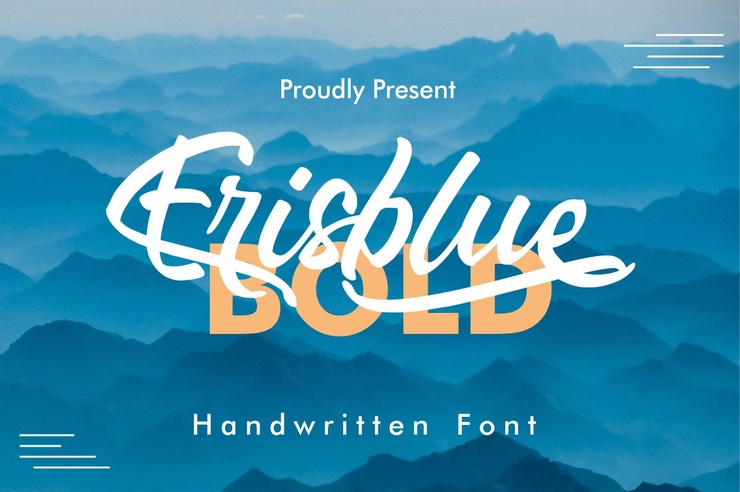 Erisblue Bold字体 4