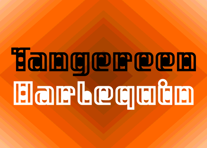 Tangereen Harlequin字体 1