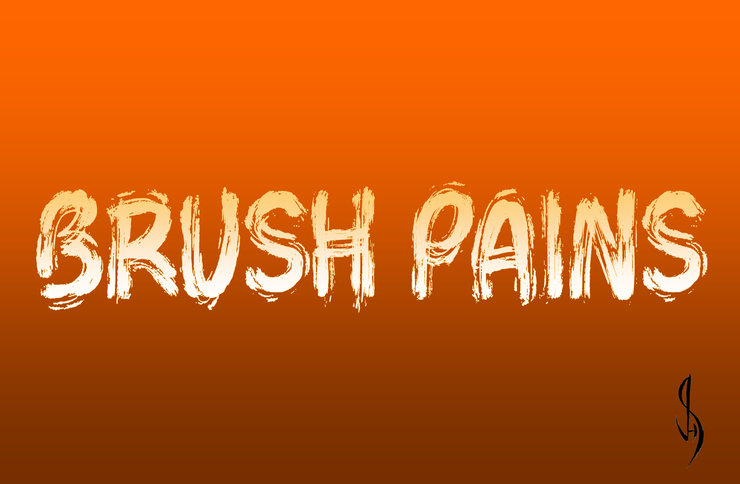 Brush Pains字体 1