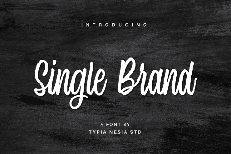 Single Brand Demo字体 1