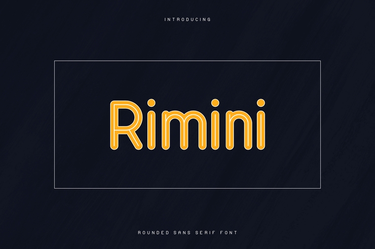 RIMINI-ROUNDED SANS SERIF字体 1