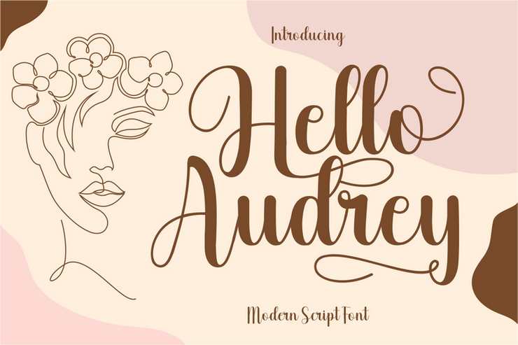 Hello Audrey字体 1
