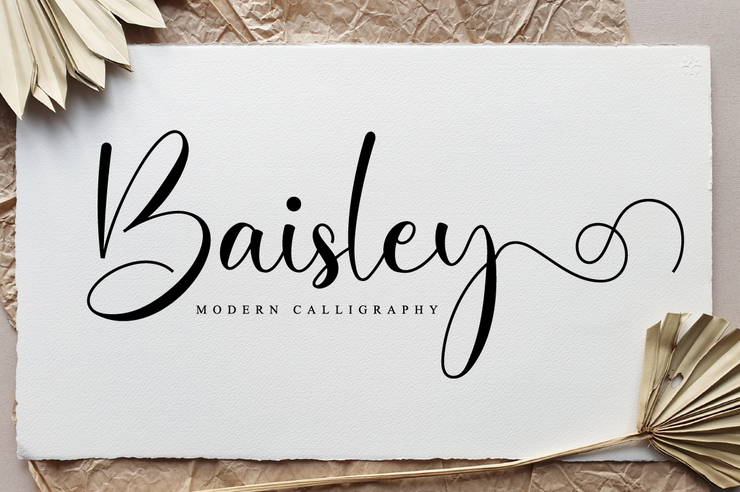 Baisley字体 1