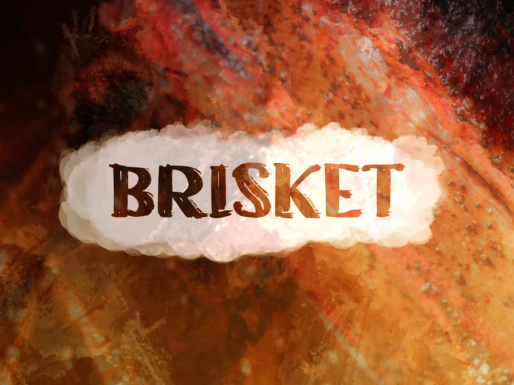 b Brisket字体 1