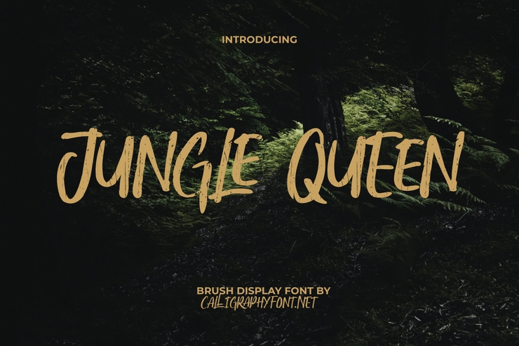 Jungle Queen字体 4