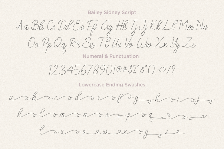 Bailey Sidney字体 4