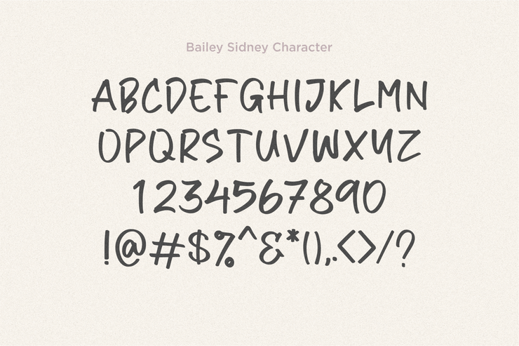 Bailey Sidney字体 5