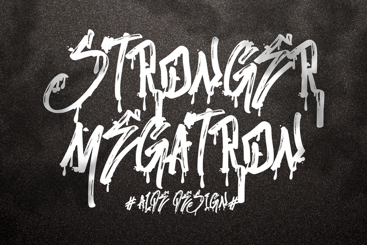 Stronger Megatron字体 6