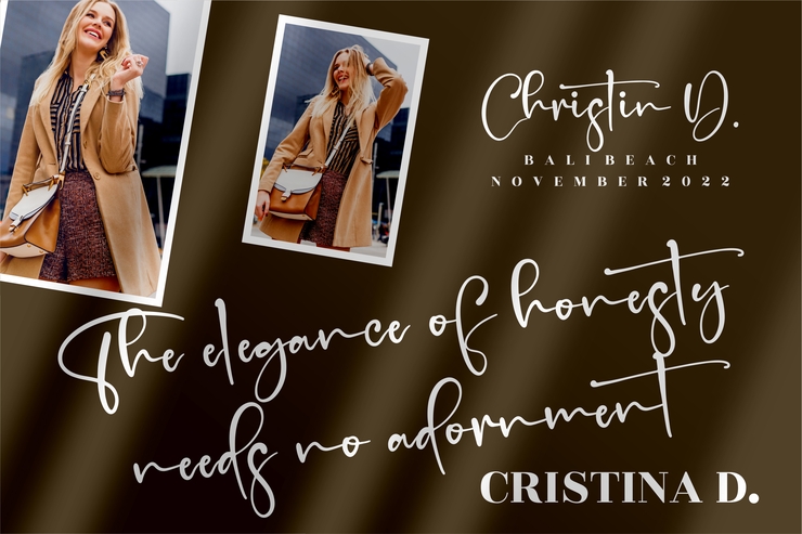 Handscript Signature字体 7