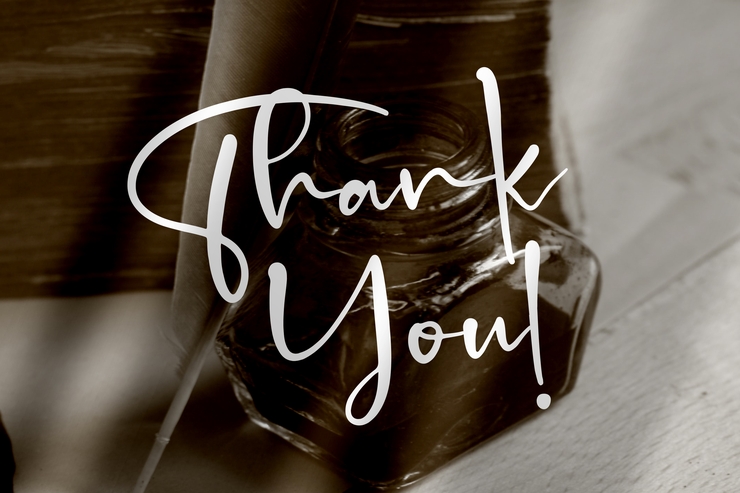 Handscript Signature字体 10