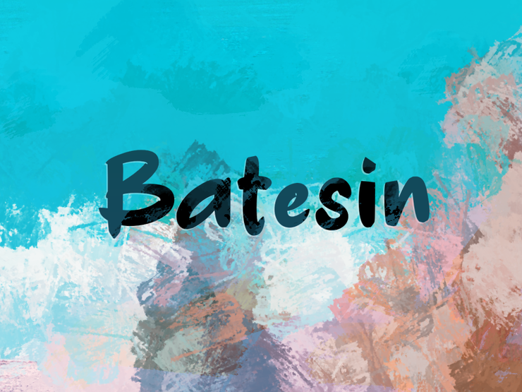 b Batesin字体 1