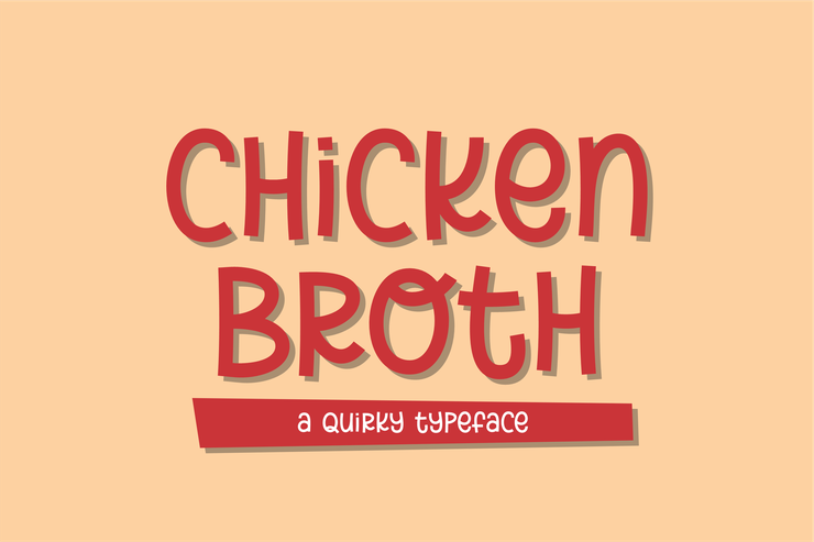 Chicken Broth字体 5