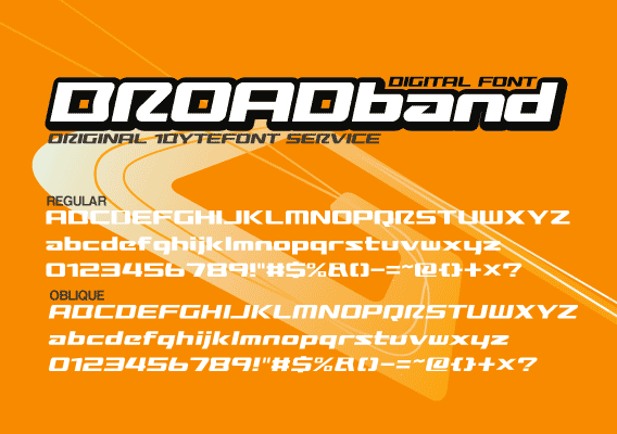 Broadband字体 1