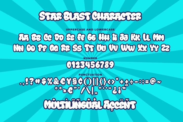Star Blast字体 2