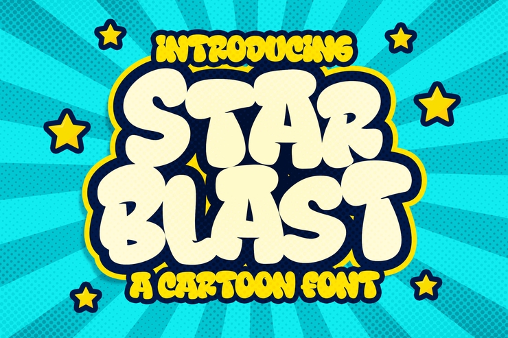 Star Blast字体 6
