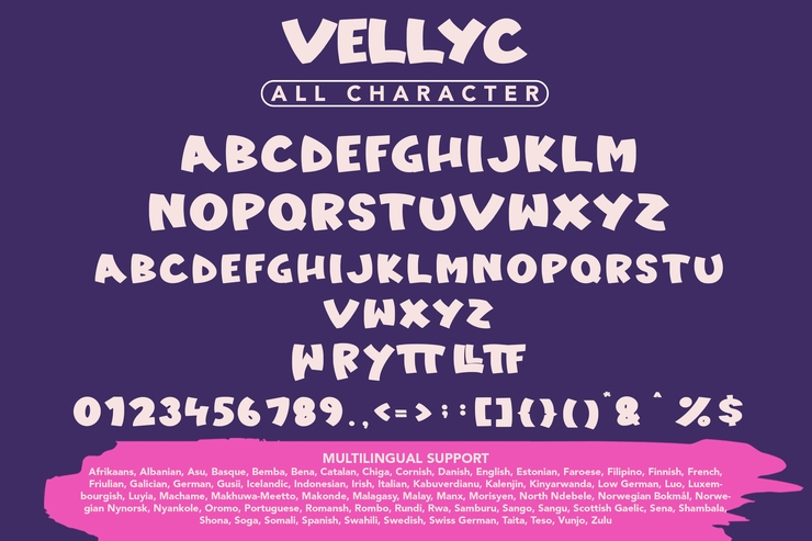 Vellyc字体 2