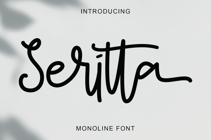 Seritta字体 1