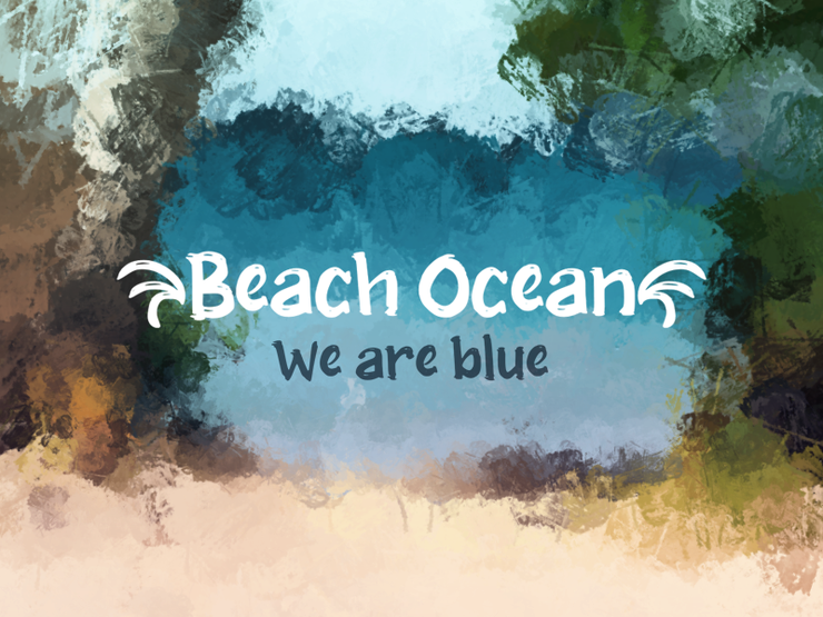 b Beach Ocean字体 1