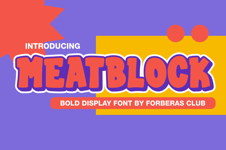 Meatblock字体 2