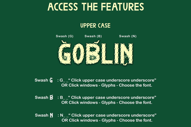 Goblin Monster字体 5