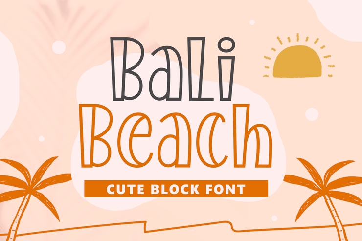 Bali Beach字体 2